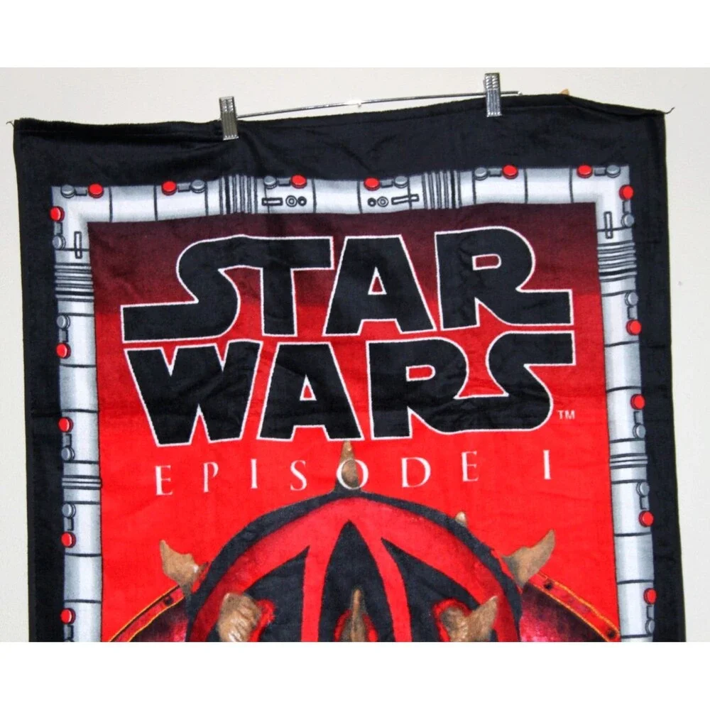 Star Wars Darth Maul Sith Beach Pool Towel Episode 1 Phantom Menace Hanging Art